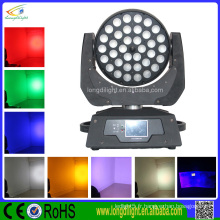 36pcs 10w RGBW 4in1 Zoom Led Moving Head Wash Light